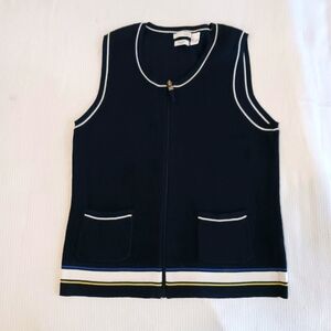 Liz Golf Sleeveless Cardigan Cotton Athleisure